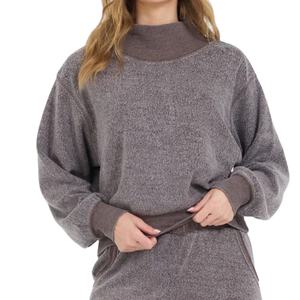 ผู้ผลิตขายส่งเสื้อสเวตเชิ้ตคอเต่าผ้าฝ้ายวินเทจ 100% ระบายอากาศได้ดีสำหรับฤดูหนาว แบบยูนิเซ็กส์สำหรับผู้หญิง - Product Image 1