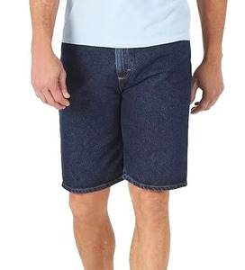 Shorts Bermuda en jean délavé pour homme, couleur unie, décontracté, respirant, 100 % coton, taille élastique, style Hip Hop, écologique, séchage rapide - Product Image 1