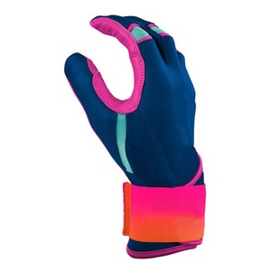 Gants de frappe bleus et roses, rembourrés, avec fermeture auto-agrippante, en tissu tricoté, unisexes, pour entraînement adulte - Product Image 2