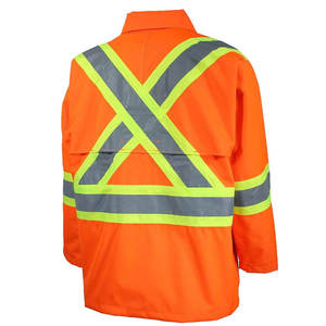 IOTA SPORTS Custom Factory Hi Vis Long Rain <b>Jacket</b> Waterproof Reusable Security Raincoat Workwear <b>Jackets</b> Manufacture - Product Image 4