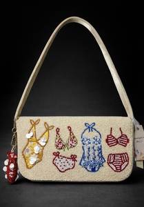 Handmade Beaded Daisy Flower Shoulder Bag Women Designer Floral <b>Handbag</b> Luxury Fashion Mini Purse - Product Image 4
