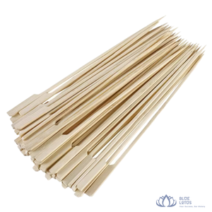 [DISPONIBLE] |   Brochettes en bambou, bâtonnets ronds en bois pour barbecue extérieur, viande, fruits, traiteur, usine Vietnam - Product Image 1