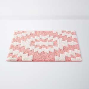พรมเช็ดเท้าอาบน้ำเนื้อนุ่มหรูหรา ผลิตจากผ้าฝ้าย ดีไซน์ทันสมัย กันลื่น ซึมซับน้ำได้ดี - Product Image 1
