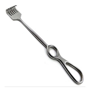 เครื่องมือถ่างจมูก VOLKMANN (แบบ Rake) ขนาด 220 มม. (8 3/4 นิ้ว) 4 ง่าม ความลึกของขาจับ 8.50 มม. ความกว้างของขาจับ 19 มม. แบบกึ่งคม รุ่น MM-0726-100 โดย metal med corp - Product Image 4