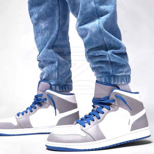 กางเกงยีนส์ผู้ชายทรงหลวม สไตล์ลำลอง สตรีทแฟชั่น ผ้าคุณภาพสูง ซักแบบแอซิดวอช ใส่สบาย - Product Image 3