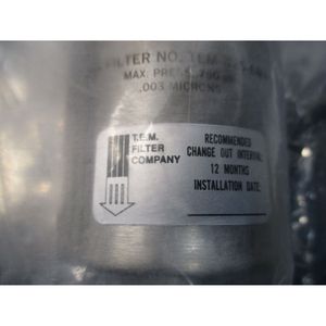 T.E.M. Filtre à gaz TEM-825-6MA, 112879 - Équipements et pièces semi-conductrices d'occasion fiables à l'échelle mondiale chez - Product Image 3