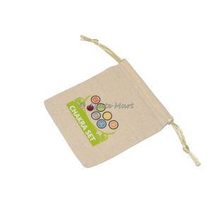 เจ็ดกระเป๋าข้อความจักระผ้าฝ้ายแบบผูกเชือกคริสตัลขัดเงารูปแบบของขวัญธุรกิจของฮวงจุ้ยชุดมาสคอต - Product Image 3