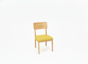 Ensemble de table basse ronde moderne avec 4 chaises en bois de frêne massif, léger et durable - Product Image 3