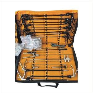 Kit complet d'instruments de laparoscopie pour les hôpitaux, les cliniques et l'utilisation vétérinaire, équipement chirurgical mini-invasif - Product Image 5