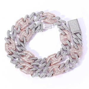 Cadena de diamantes de moissanita VVS de alta calidad para hombre, estilo hip hop, hecha a medida, collar cubano de plata de ley 925 con incrustaciones de diamantes. - Product Image 5