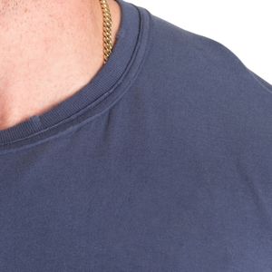 T-shirt surdimensionné personnalisé pour homme en coton biologique à manches courtes – Maillot personnalisé coupe ample décontracté style streetwear - Product Image 2