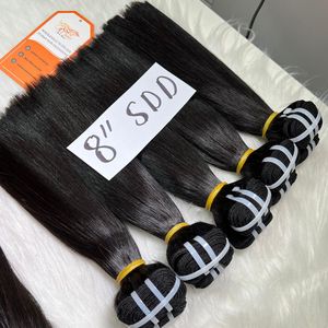Ready to Ship Weft Bone Straight <b>Hair</b> 8 10 Inches Thickness End Super Double Drawn 100% Vietnamese Raw <b>Hair</b> Extensions - Product Image 2