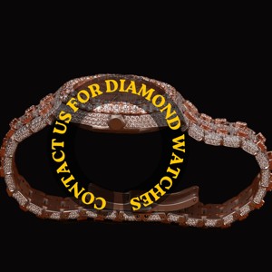 Attractive Design Full Iced Moissanite Diamond 41MM Round Dial Full Iced White <b>Gold</b> Stainless Steel Classic Man's Wristwatch - Product Image 3
