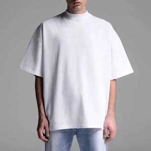 T-shirts personnalisés surdimensionnés pour hommes, 100% coton, unisexe, à épaules tombantes, de haute qualité, épais, décontractés - Product Image 4