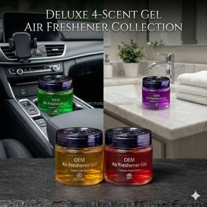 Désodorisant et éliminateur d'odeurs en gel parfumé longue durée OEM |   Désodorisant solide pour la maison et l'automobile – Approvisionnement en vrac - Product Image 5