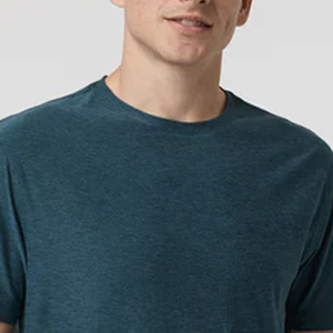 T-shirt pour homme personnalisable avec logo, couleur unie, tissu doux, impression minimale, léger, confortable, tenue décontractée - Product Image 2