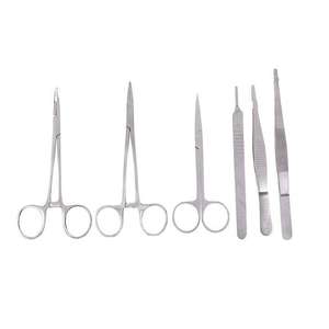 Kit de entrenamiento de sutura profesional con herramientas de acero inoxidable y modelos de piel para práctica, para uso en educación médica. - Product Image 2