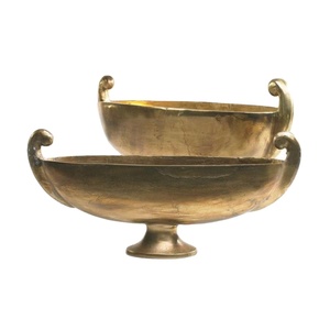 Ensemble de bols anciens de style européen, bols à fruits sur piédestal, décoration de table, bols de luxe anciens, dernier design, faits à la main - Product Image 1