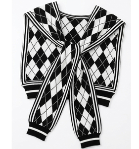 Fashionable Simple Knitted New Spring and Autumn Cross Knit Shawl Outside with Decorative Ins <b>Vest</b> - Product Image 2