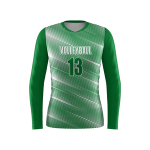 Uniforme de Voleibol Personalizado 2026, Jersey Transpirable de Manga Larga, Secado Rápido, Ligero, Tallas Grandes, con Logotipo, para Equipos, Ropa de Entrenamiento - Product Image 1