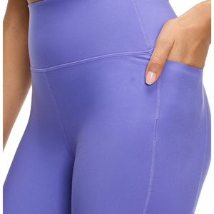 Leggings de sport pour femmes personnalisés, taille haute, effet ventre plat, doux et soyeux, longueur cheville, pour yoga et gym, fabricant OEM - Product Image 5