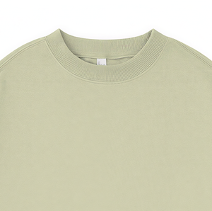 Sweat-shirt à col rond vert clair pour homme, impression numérique, décontracté, manches longues, coton, pull confortable, streetwear - Product Image 4