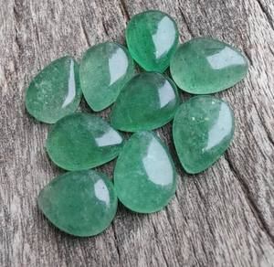 Cabochons en quartz fraise vert, pierres précieuses en forme de poire et de goutte d'eau, pierres polies de haute qualité pour la fabrication de bijoux, vente en gros - Product Image 5