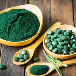 Cápsulas de Espirulina WARRLY 500mg 1000mg 99% Pura, Grado Alimenticio, Secado por Aire Caliente, Suplemento Herbal |   Plantación en Botellas y Bidones al por Mayor - Product Image 1