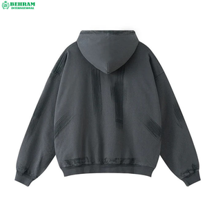 New Arrive Custom logo Heavy Weight <b>Vintage</b> Pullover Hoodie Men Acid Washed <b>Oversized</b> Plus Size Hoodies & <b>Sweatshirts</b> - Product Image 4