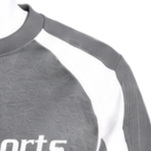 Sweat-shirt gris à col rond pour homme, avec empiècements latéraux contrastants, manches longues, pull athlétique décontracté, vêtements de sport pour l'entraînement, vente en gros - Product Image 5
