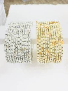 Bracelet rond classique en laiton pour femmes, accessoires de mode en gros - Product Image 3