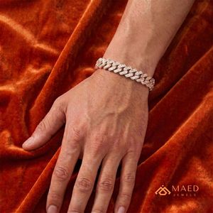 กำไลข้อมือโมอิสซาไนต์ชุบทองคำสีกุหลาบ เครื่องประดับแฟชั่น กำไลโซ่แบบเกลียว สำหรับผู้หญิงผู้ชาย ของขวัญสุดหรู สไตล์นิวยอร์กซิตี้ - Product Image 5