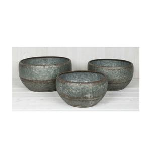 Jardinière en fer galvanisé populaire avec poignées pour la maison, la zone de séjour et l'extérieur – En promotion - Product Image 2