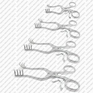 Rétracteurs Weitlaner à pointes émoussées, instrument chirurgical auto-serrant en acier inoxydable, rétracteur tissulaire pour usage vétérinaire et orthopédique - Product Image 2