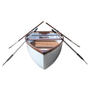 Bateau à rames composite de 11,5 pieds avec accents en teck pour les loisirs en lac, en station balnéaire et en rivière - Vente en gros, contactez-nous - Product Image 3