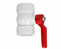 Robinet à bille en PVC de 4 pouces avec raccord à sertir pour irrigation