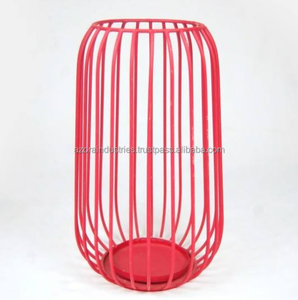 Lanterne en fil métallique de haute qualité bougeoir artisanal pour la décoration de la maison et du mariage en fer - Product Image 2