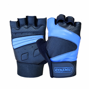 Gants de sport en polyester à demi-doigts antidérapants pour sports de plein air, musculation et entraînement avec logo et couleur personnalisés - Product Image 1