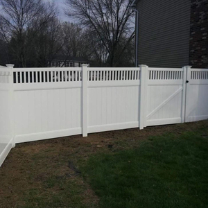 Free Maintenance UV protection Vinyl <b>Plastic</b> Pvc Privacy <b>Fence</b> for House - Product Image 4