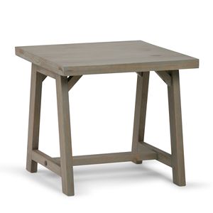 Tavolino da salotto grigio anticato effetto Sawhorse per arredamento soggiorno - Product Image 1