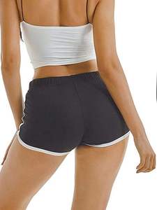 Shorts Deportivos VORNEX INDUSTRY para Mujer, Talla Grande, Cintura Media, Transpirables, de Secado Rápido, Tela de Poliéster/Algodón, Cierre con Cordón - Product Image 5