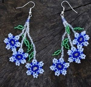 Boucles d'oreilles artisanales personnalisées multi-perles pour femmes, bijoux de fête au meilleur prix - Product Image 5