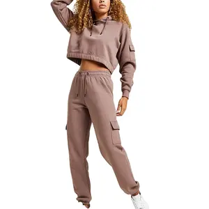 Pakistani Suppliers Made Women's Jogging Wear Training Tracksuits /Jogger Sets With OEM Service For Sale