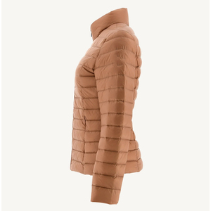 <b>Winter</b> Knitted Stand Collar Regular Length Quilted Puffer Polyester Wadding <b>Coat</b> for Women Waterproof Windproof Breathable <b>Thick</b> - Product Image 4