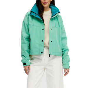 Custom Women Waterproof Cropped <b>Jackets</b> <b>Lightweight</b> Outdoor Windbreaker Zip Up Casual Fashion Outerwear Wholesale <b>jacket</b> for men - Product Image 6