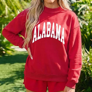 Sweat-shirt réversible personnalisé pour femme, col roulé vintage, 100 % coton, avec nom d'école ou de sororité, idéal pour les jours de match - Product Image 5