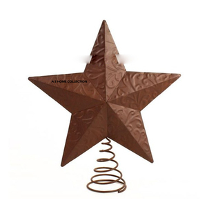 Décoration de sommet de sapin de Noël en métal, très demandée, pour usage domestique - Product Image 2