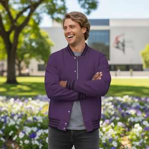 Chaqueta Varsity Personalizada de Invierno para Hombre, Estilo Vintage, de la Hermandad Sigma Gamma Rho, Chaqueta Universitaria de Lana con Letras - Product Image 4