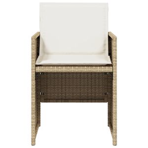 Silla de Patio Color Crema Beige, Pieza Complementaria para su Colección de Muebles de Patio - Product Image 5