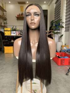 วิกผมคนเวียดนามวิกผมตรงสีเปียโนผมตรงพร้อมลูกไม้บาง HD ธรรมชาติ - Product Image 6